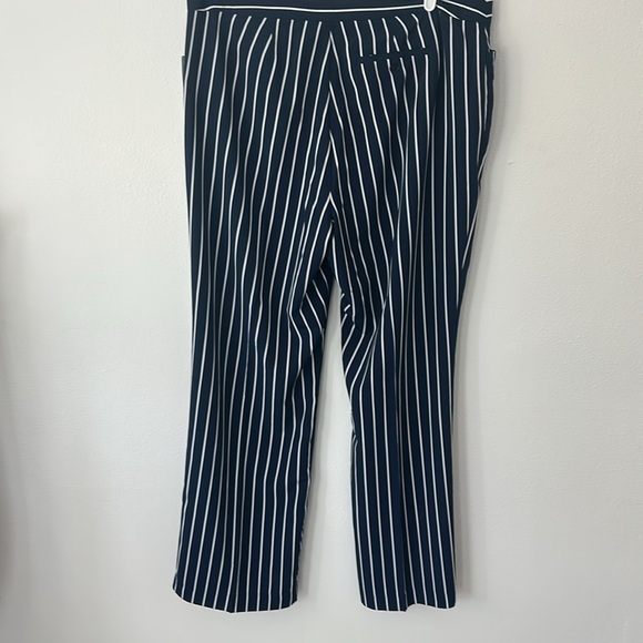 Navy and White Striped Pants - Picture 6 of 6